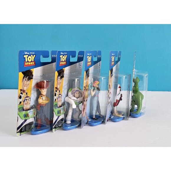 Disney Pixar TOY STORY Mattel Micro Collection Figures-Cake Toppers/New Set of 5 - Picture 7 of 8